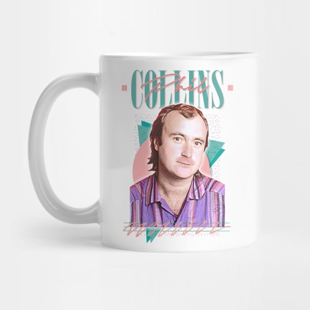 Phil Collins /// Retro 80s Aesthetic Fan Design by DankFutura